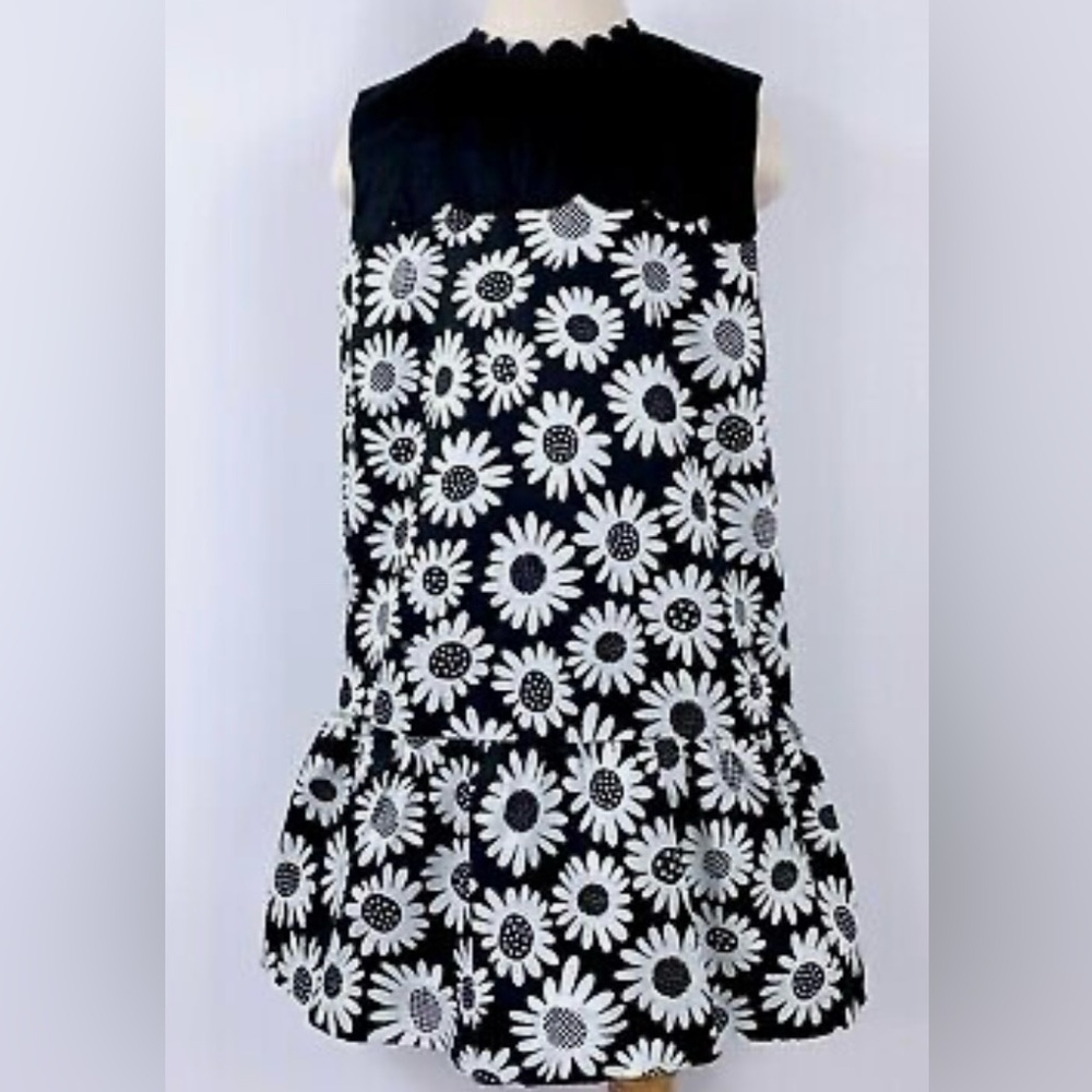 Victoria Beckham Target Dress Black/White Daisy Print (Girls: XL, Women: XS)